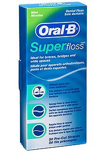Dentální nit voskovaná s mátou 50m/1.5mm | Kosmetické a dentální výrobky - Dentální hygiena - Ostatní dentální výrobky